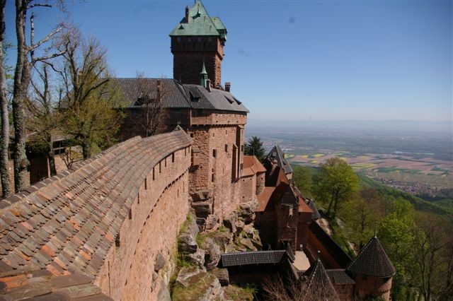 Le chateau du Haut-Koenigsbourg a une heure du gite Photo Torsten Wermuth