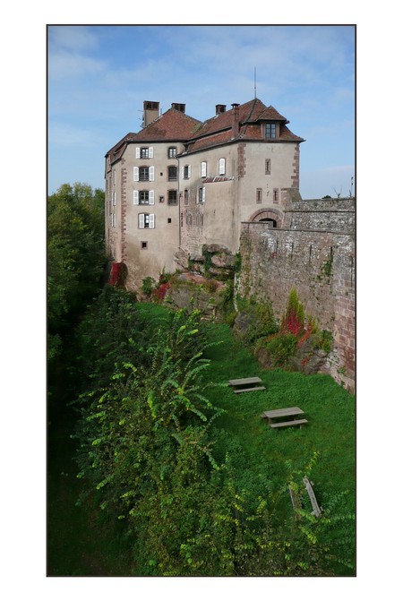 Chateau de la petite pierre au nord  alsace Photo Torsten Wermuth