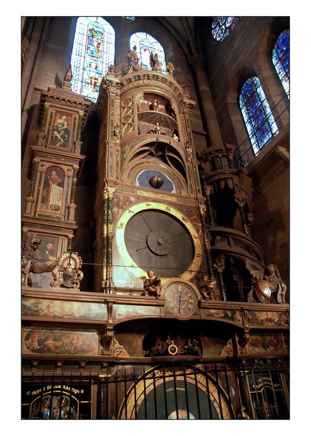 L'horloge Astronomique de la Cathdrale de Strasbourg en Alsace